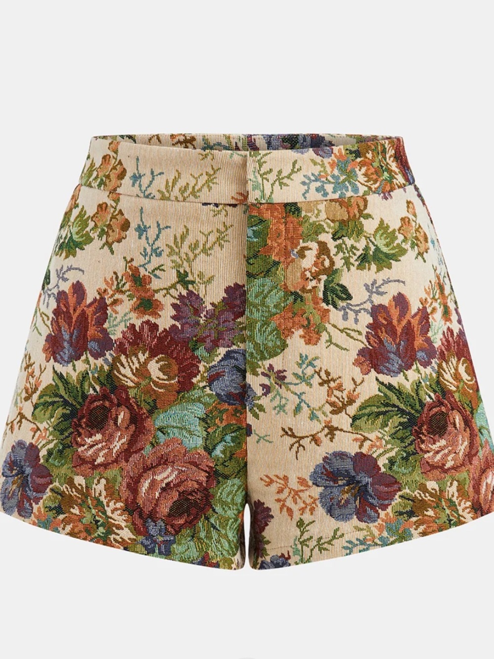 Commense Floral High-Waist Women's Shorts - nwt size small